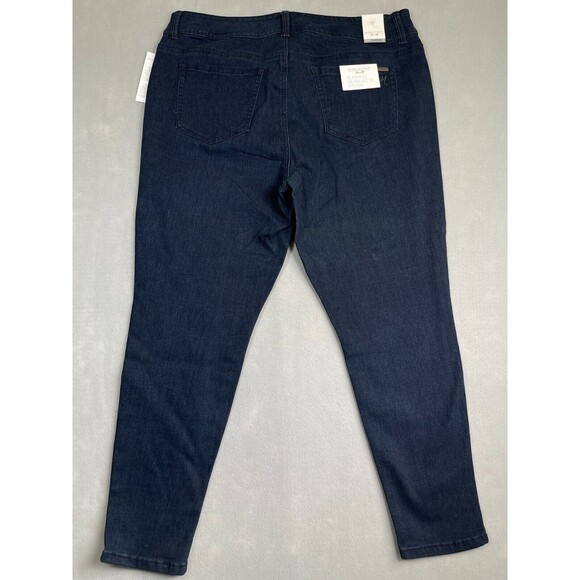 Seven 7 Melissa McCarthy Jeans Womens 20 Blue Pencil Boho Slimming Silhouette - Picture 4 of 16